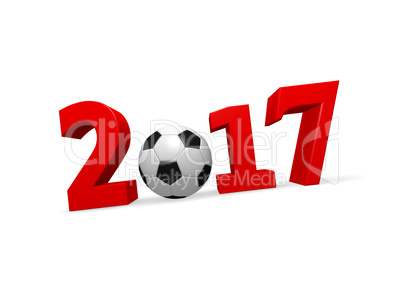 Soccer ball 2017 3d image