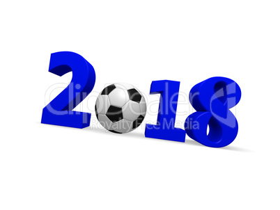 Soccer ball 2018 3d image