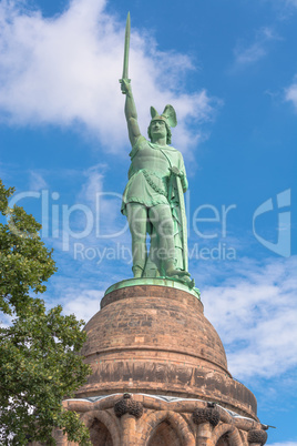 Hermannsdenkmal im Teutoburger Wald in Deutschland.