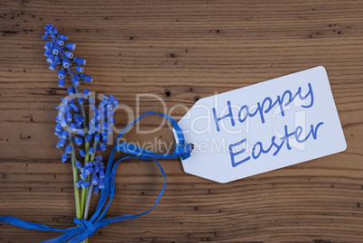 Srping Grape Hyacinth, Label, Happy Easter