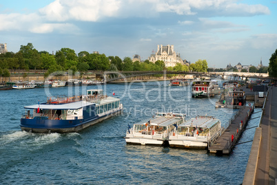Boats on Seine