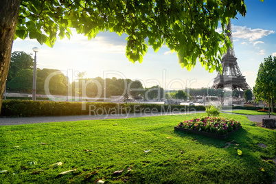 Trocadero Gardens in Paris