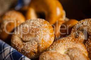 Close-up of baked sweet foods