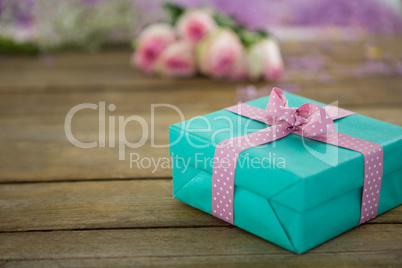 Close-up of gift box