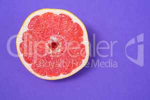Slice of grapefruit