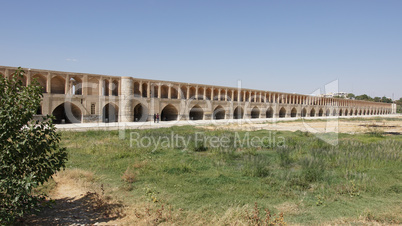 Si-o-se Brücke, Isfahan, Iran, Asien