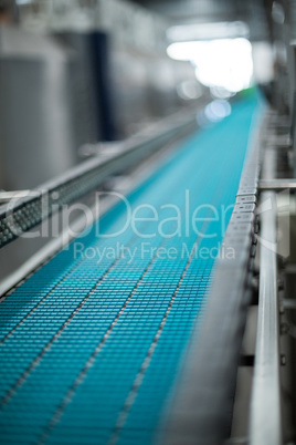 Close-up of conveyer belt