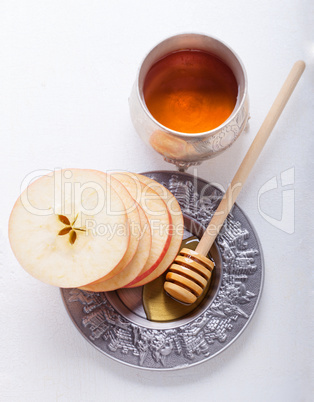 Honey and apples for Rosh Hashanah