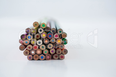 Bunch of colored pencil on white background Bunch of colored pencil on white background