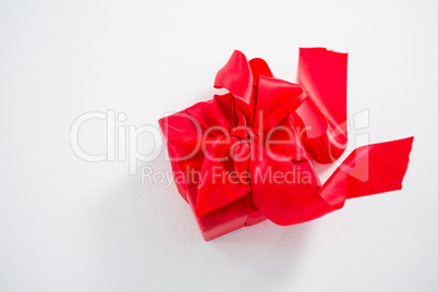 Close-up of red gift box