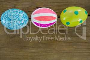 Multicolored Easter eggs