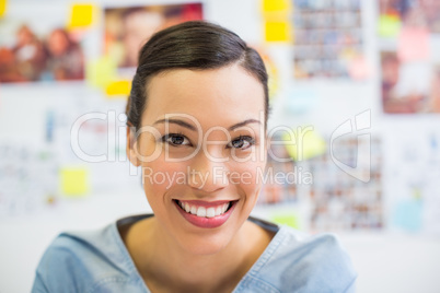 Portrait of smiling executive