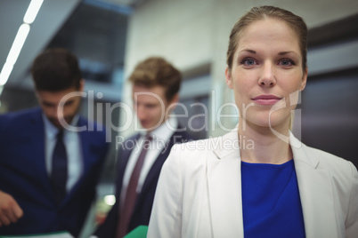 Portrait of beautiful businesswoman