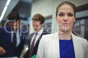 Portrait of beautiful businesswoman