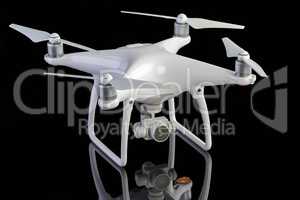 Studio photo of a drone aircraft
