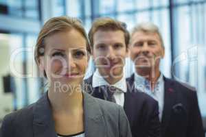 Businesswoman standing in the office