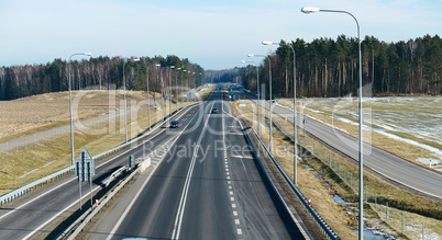 highway, road, transportation, drive, city, landscape, way, nature, trips, forest, tree