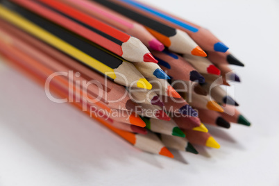 Bunch of colored pencil