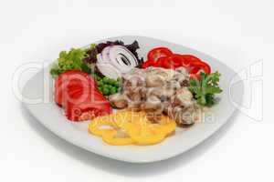Champignons with sauce