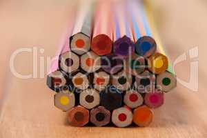 Bunch of colored pencil