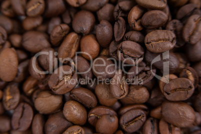 Roasted coffee beans