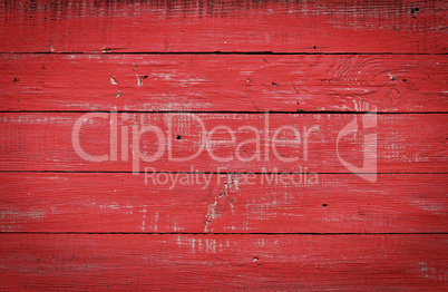 Red wooden background of boards