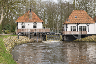 Water mill called Den Helder in Winterswijk in the Netherlands.
