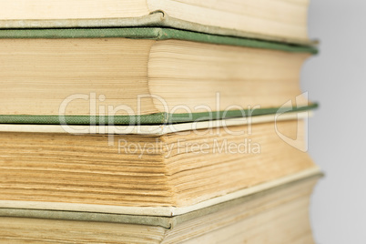 Stack of old books.