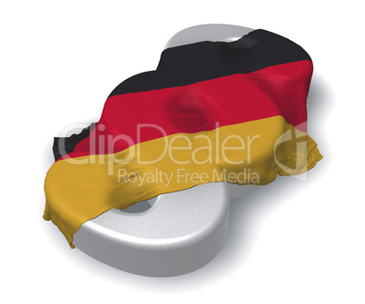 german law - 3d rendering