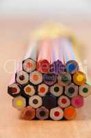 Bunch of colored pencil