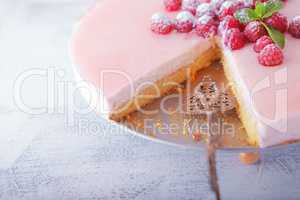 Yogurt homemade cheesecake