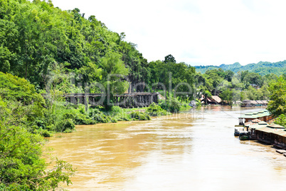 View on the River Kwai. Thailand