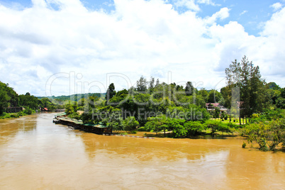 View on the River Kwai. Thailand