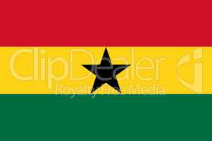 Fahne von Ghana