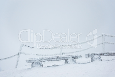 Winter im Riesengebirge in Tschechien