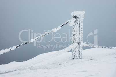 Winter im Riesengebirge in Tschechien