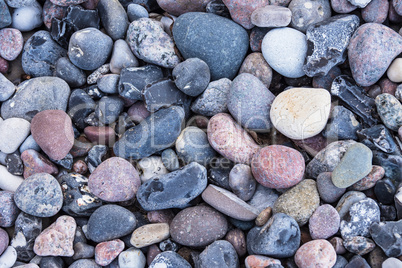 Steine an der Küste der Ostsee