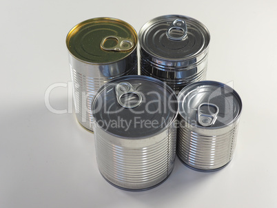 tin can canned food