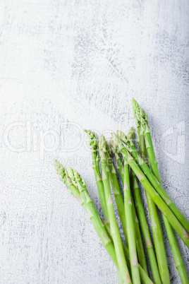 A bunch of green Fresh Asparagus