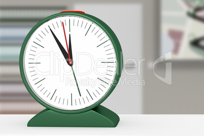 Electrical radio alarm clock, 3D-Illustration