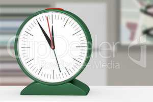 Electrical radio alarm clock, 3D-Illustration