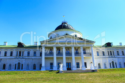 Kachanivka Palace in the bright day