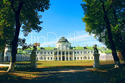 Kachanivka Palace in the beautiful park