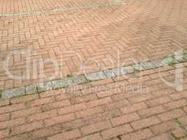 red brick floor texture background