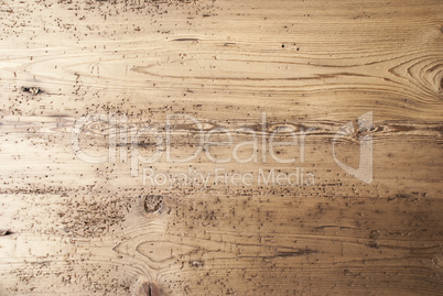 Brown Wooden Background With Copy Space
