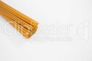 Bunch of raw spaghetti