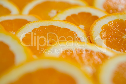 Slices of oranges