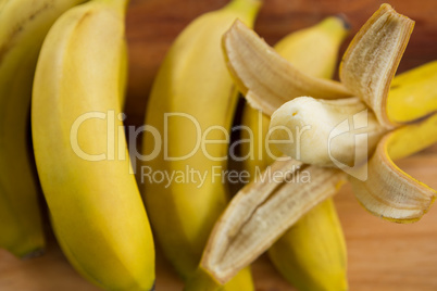 Close-up of fresh bananas