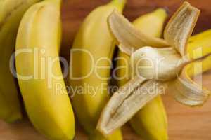 Close-up of fresh bananas