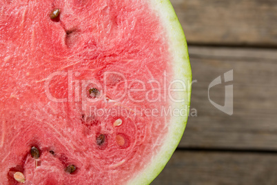 Close-up of halved watermelon